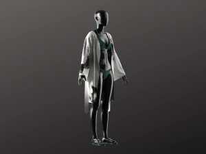 Kimono and Bikini Modeling in Clo3D - Marvelous Designer 3D Model