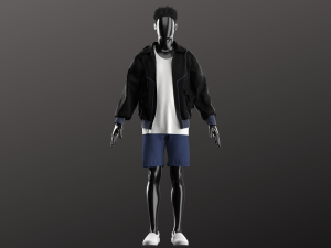 Man Streetwear Modeling in Clo3D - Marvelous Designer 3D Model