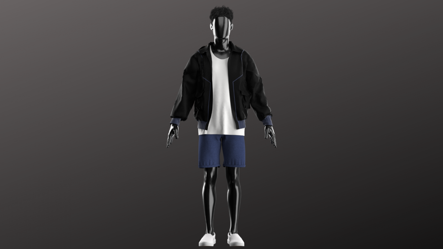 Female Streetwear Outfit 6 Marvelous Designer 3D model