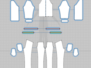 Men Basic Pyjamas Modeling in Clo3D - Marvelous Designer 3D Модель