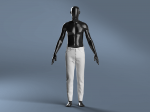 Man Basic Jean Modeling in Clo3D - Marvelous Designer Modelo 3D