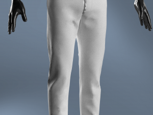 Man Basic Jean Modeling in Clo3D - Marvelous Designer 3D Model