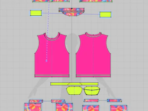 Barbie Ken Skate Ouitfits Modeling in Clo3D - Marvelous Designer 3D Model