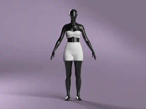 Clo3D'de Kadın Temel Set Modelleme - Muhteşem Tasarımcı 3D Model