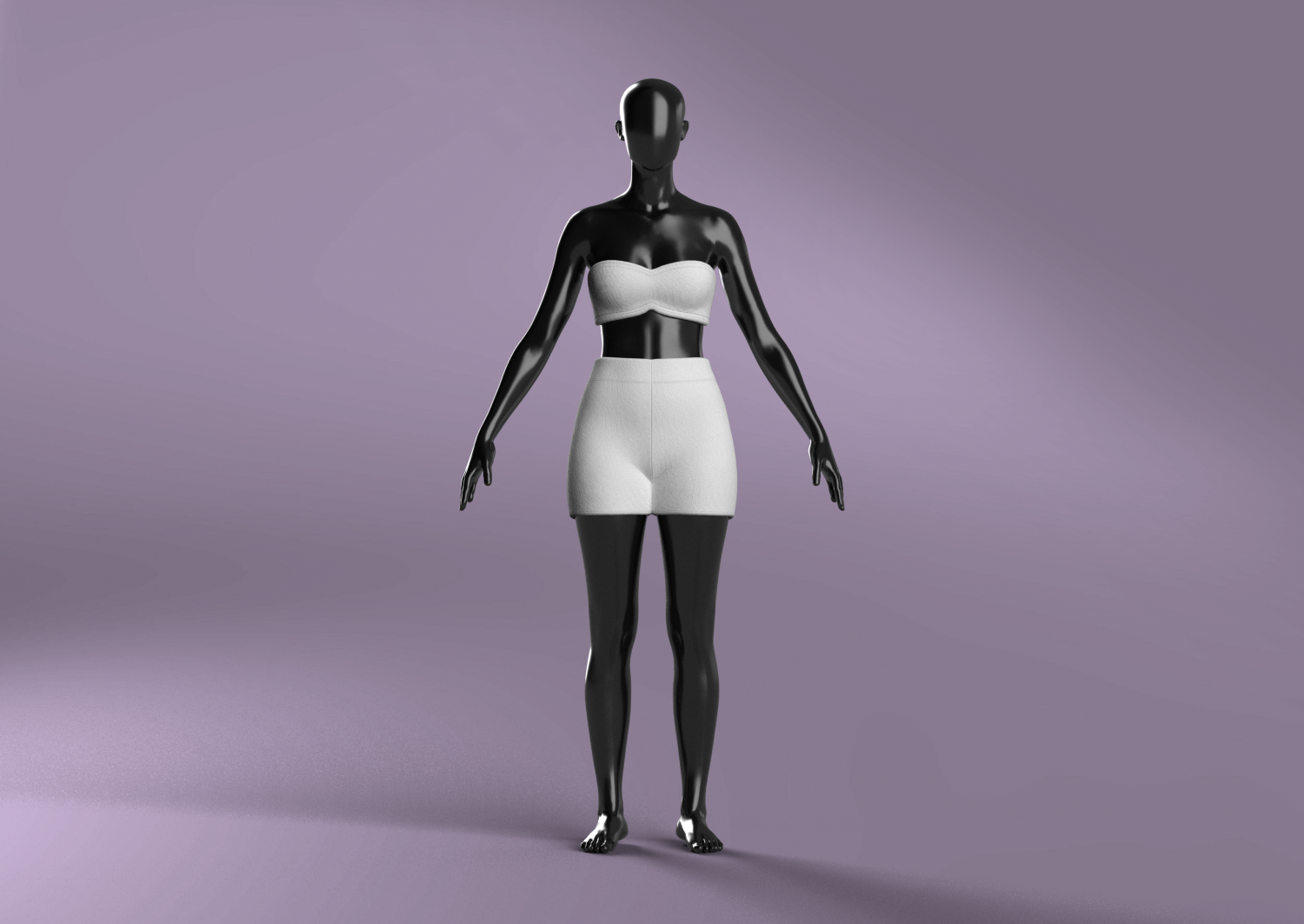 Woman Basic Set Modeling in Clo3D - Marvelous Designer Gratis 3D Model in  Kleding 3DExport