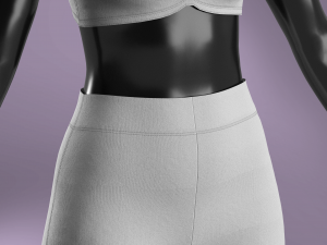 Woman Basic Set Modeling in Clo3D - Marvelous Designer Modelo 3D