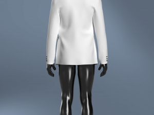 Man Basic Blazer Modeling in Clo3D - Marvelous Designer 3D Model