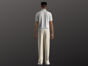 Man Polo Tshirt Pant Modeling in Clo3D - Marvelous Designer 3D Model