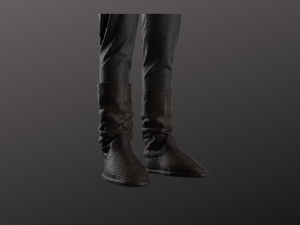 Man Rural Warrior Costume Modeling in Clo3D - Marvelous Designer Model 3D