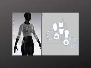 Conjunto Top Mulher - 6 Pe&ccedil;as - Blusa Modelo 3D