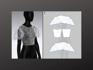 Conjunto Top Mulher - 6 Pe&ccedil;as - Blusa Modelo 3D