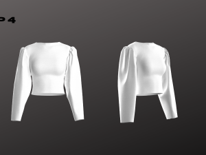 Woman Top Set - 6 Pieces - Blouse Modello 3D