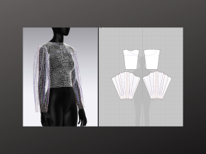 Woman Top Set - 6 Pieces - Blouse Modello 3D