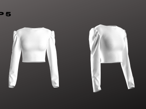 Woman Top Set - 6 Pieces - Blouse Modello 3D
