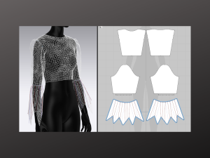 Woman Top Set - 6 Pieces - Blouse Modello 3D