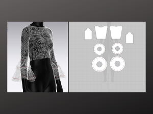 Woman Top Set - 7 Pieces - Blouse Modello 3D