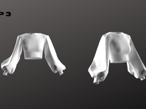 Woman Top Set - 7 Pieces - Blouse Modello 3D