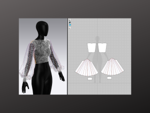 Woman Top Set - 7 Pieces - Blouse Modello 3D