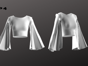 Woman Top Set - 7 Pieces - Blouse Modello 3D