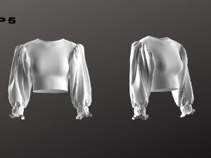 Woman Top Set - 7 Pieces - Blouse Modello 3D