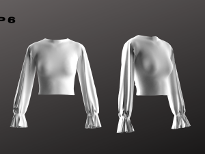 Woman Top Set - 7 Pieces - Blouse Modello 3D