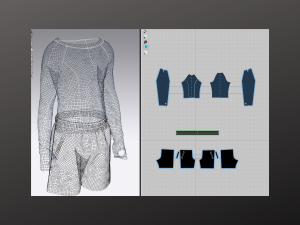 Man Sportswear Short-Compression Shirt 3D Model