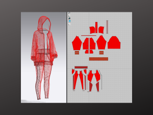 Woman Sportswear - Tracksuit - Hoodie - Leggings Modelo 3D