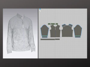 Man Sweater Set 3D Model