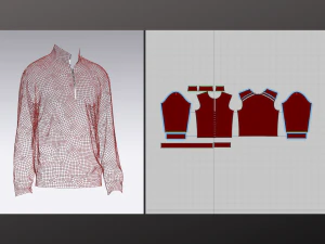 Man Sweater Set 3D Model