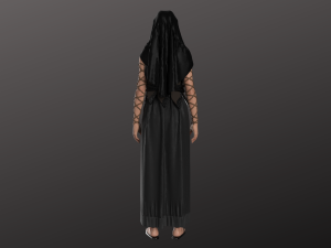 Womens Concept Costume Female Warrior Modeling in Clo3D - Marvelous Designer Modello 3D