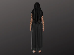 Womens Concept Costume Female Warrior Modeling in Clo3D - Marvelous Designer 3D Model