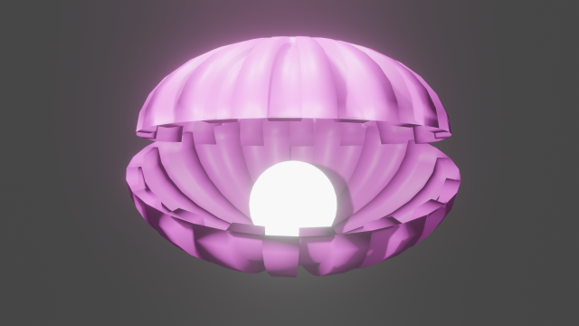 Shell shaped lamp Modelo 3D .c4d .max .obj .3ds .fbx .stl .blend 