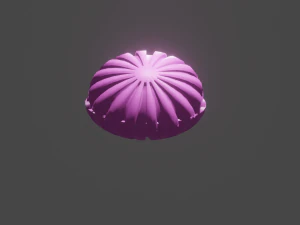 조개 모양의 램프 3D 모델