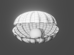 Shell shaped lamp Modelo 3D