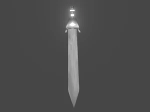 Water sword 3D Model