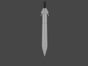 Water sword 3D Model