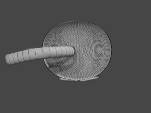 Cuphead style lamp 3D Model