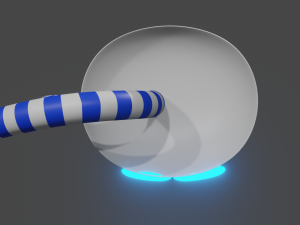 Cuphead style lamp 3D Модель
