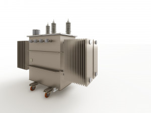Transformador 345kv-480V-P1600KVA transformer Modelo 3D
