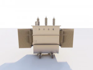 Transformador 345kv-480V-P1600KVA transformer 3D Model