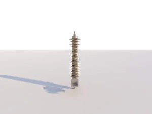 Transformador 345kv-480V-P1600KVA transformer 3D Model