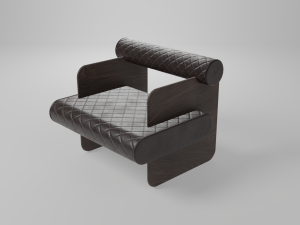 Leather Chair 3D Модель