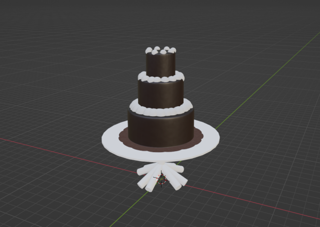 slice of chocolate cake free Free 3D Model in Miscellaneous 3DExport