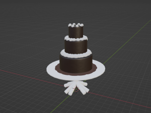 Cake 3D मॉडल