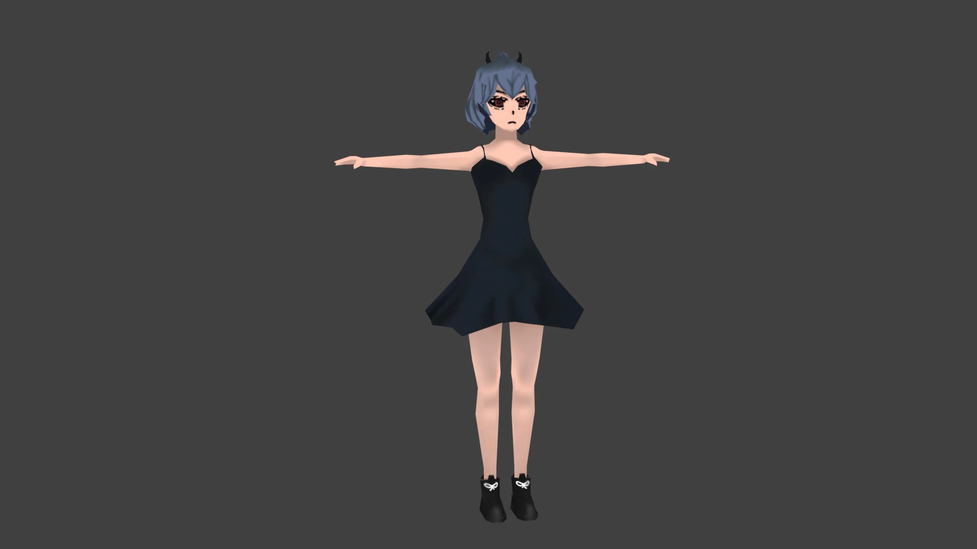 Neko from Black Clover Low Poly 3D Model .c4d .max .obj .3ds .fbx .stl .blend 