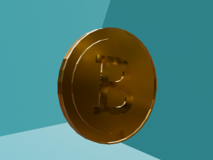 Bitcoin 3D Model
