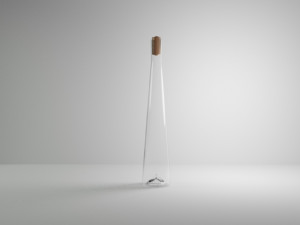 Bottle Rhin Wine Botella Flauta Vino 3D Model