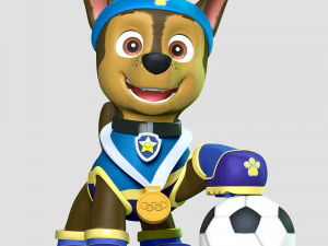 Chase Sports Uniform - Paw Patrol 3D Print Model