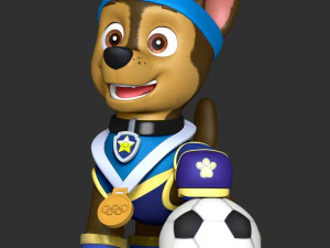Chase Sports Uniform - Paw Patrol 3D Print Model