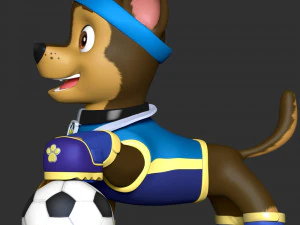 Chase Sports Uniform - Paw Patrol 3D Print Model